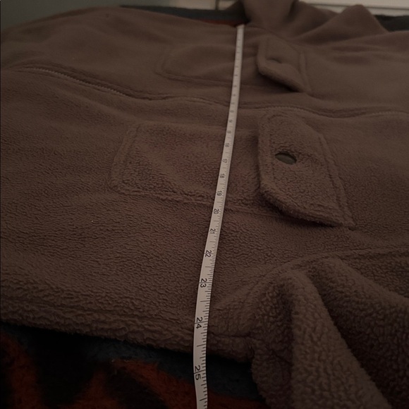 All Saints Clayton Fleece Tan Lightweight Jacket - Picture 15 of 15